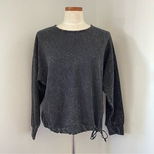 XCVI Wearables Dottie Drawcord sweatshirt Small preowned